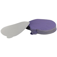 USC PURPLE 400 Grit, 6" Dia Film-Backed Sandpaper, 50 Pk